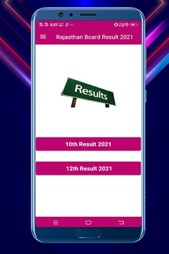 Rajasthan Board Results 2021