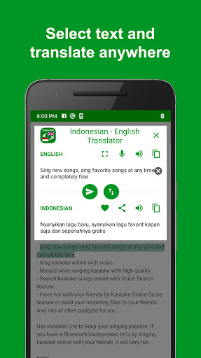 Indonesian English Translator Screen 3