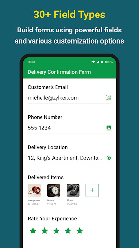 Mobile Forms App - Zoho Forms Screenshot 2 - AppWisp.com