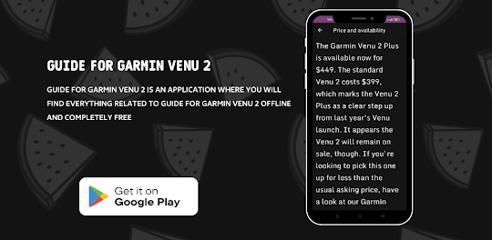 guide for Garmin Venu 2