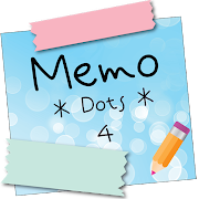 Sticky Memo Notepad *Dots* 4
