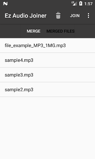 Android application EZ Audio Joiner - Merge, Trim screenshort