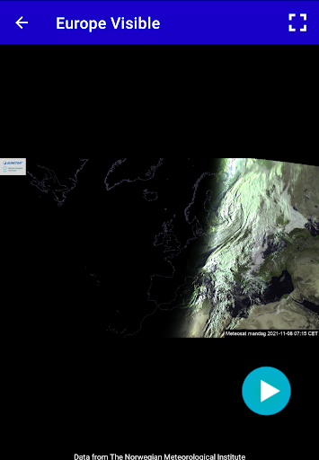 Weather radar Norway