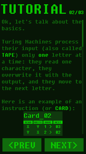 The Turing Game Screen 2