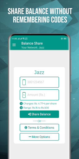 Android application Balance Share - Easily Share B screenshort