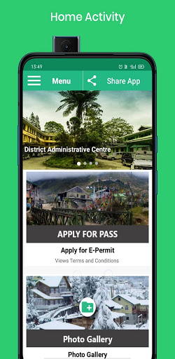 E-Permit North Sikkim Screen 2