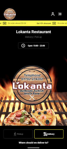 Android application Lokanta Restaurant screenshort