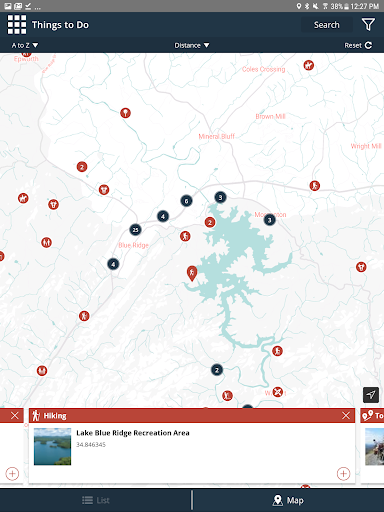 Screenshot of Visit Blue Ridge GA!