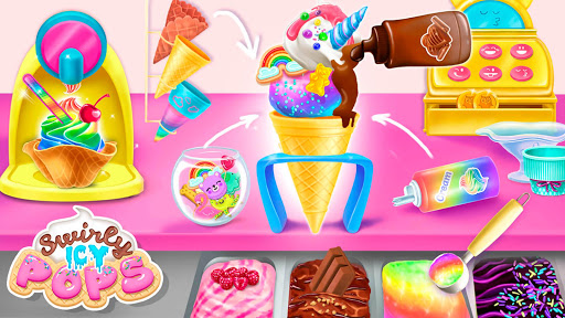 Swirly Icy Pops - Surprise DIY Ice Cream Shop  screenshots 3