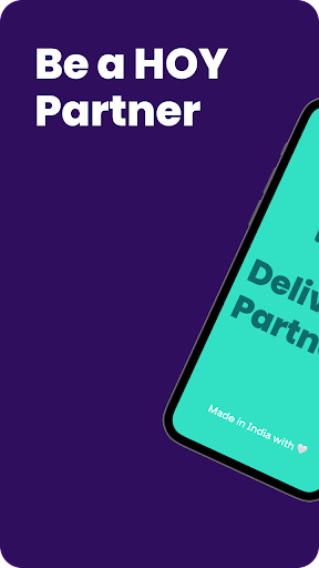 Android application Hoy delivery partner screenshort