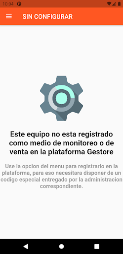 Android application Gestore screenshort