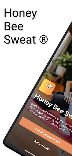 Android application Honey Bee Sweat screenshort
