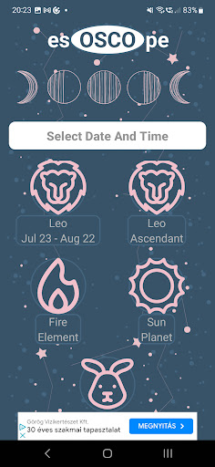 Android application esOSCOpe - Horoscope screenshort