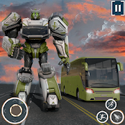 Robot Bus Army Simulator -  Grand City Wars 2020