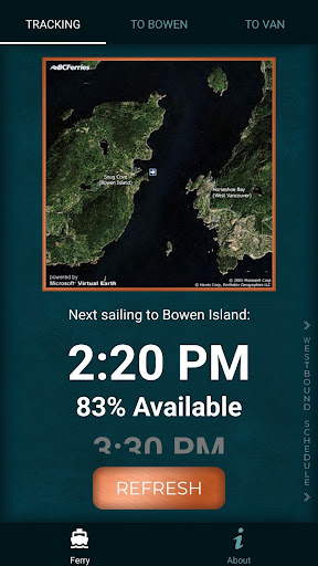 Android application Bowen Island screenshort