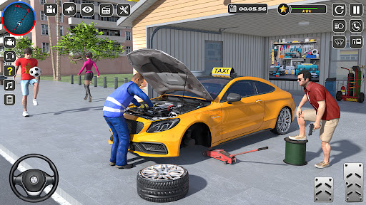 City Car Driving Taxi Games Screen 2