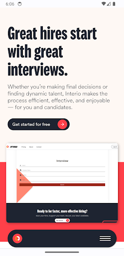 Android application Interio Interview screenshort