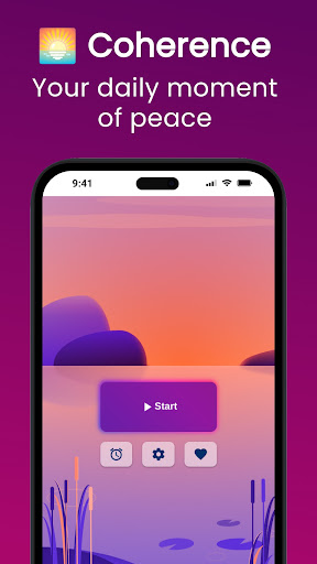 Android application Cardiac Coherence Relax&Sleep screenshort