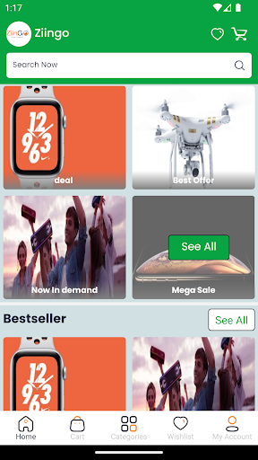 Ziingo Global Shopping Screen 3