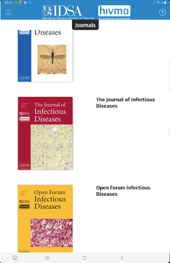 IDSA (Journals) screenshot 8