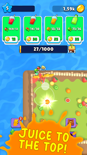 Android application Smoothie Smash screenshort
