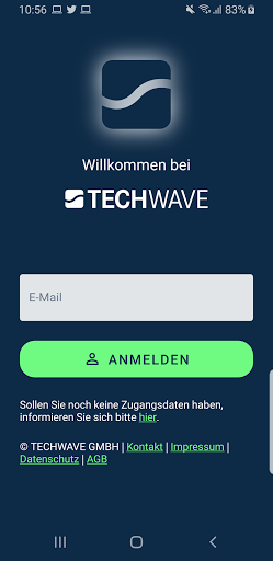 Android application TECHWAVE Support screenshort