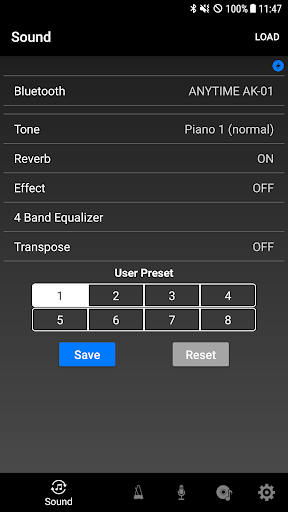 Android application ANYTIME AK-01 screenshort