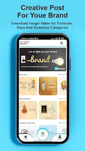 how to use  UpBrands app   For  Festival and Business Images and Videos