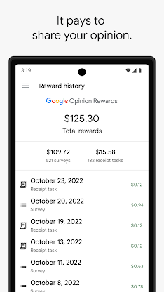 Google Opinion Rewards screenshot 1