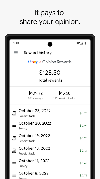 Google Opinion Rewards‏ 2022041101 APK + Mod (Unlimited money) إلى عن على ذكري المظهر