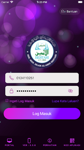 Android application asis.my screenshort