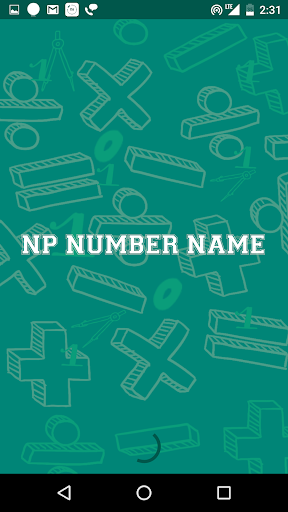 Android application NP-Number Name screenshort