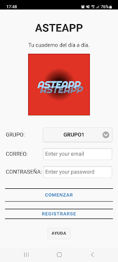 Android application AsteApp screenshort
