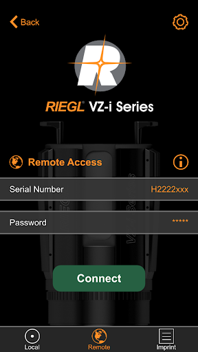 RIEGL VZ-i Series Screen 3