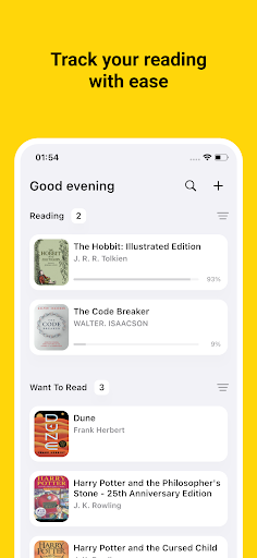 Android application Turn - Reading Tracker & Timer screenshort