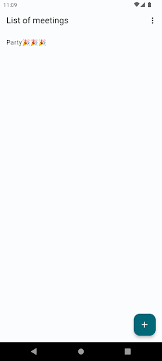 Android application Chip in! screenshort