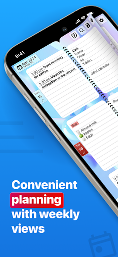 Weekly Planner - Diary, Notes Screenshot 1 - AppWisp.com