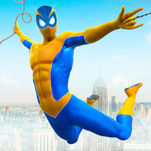 Super Spider Hero Miami Crime logo