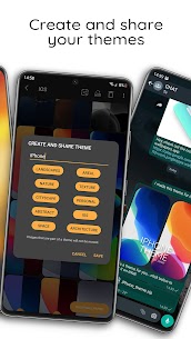 iWALL: iOS Blur Dock Bar мод APK (премиум разблокирован) 4