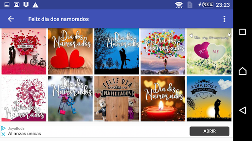 Día Namorados repleto de amor Screen 2
