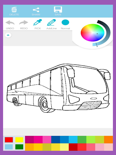 City Bus Coloring Book