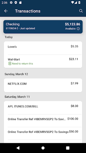 App screenshot