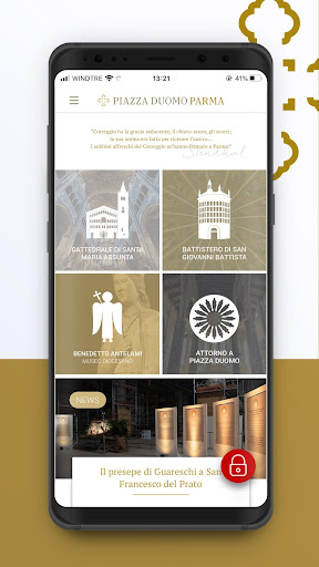 Android application Piazza Duomo Parma screenshort