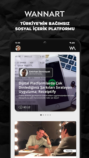 Android application Wannart screenshort