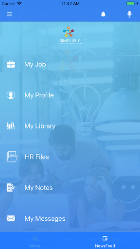Android application Simplifly screenshort