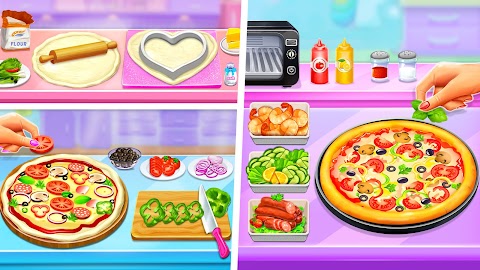 ピザメーカーゲーム-料理ゲームのおすすめ画像1