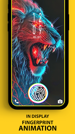 Android application In Display Fingerprint screenshort