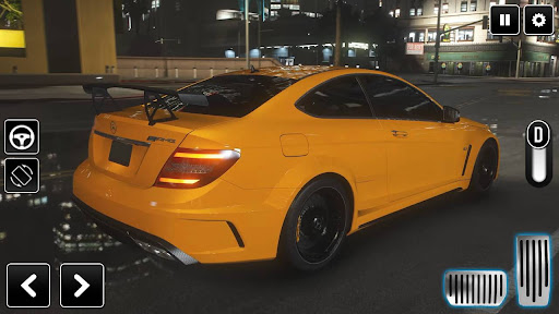 Mercedes C63 Drifting  Racing