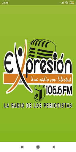 Android application Radio Expresión screenshort