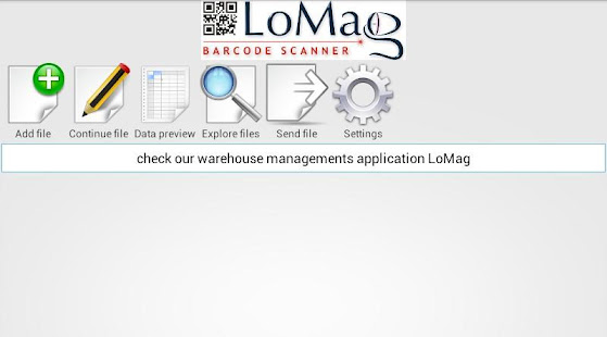 LoMag Barcode Scanner to Excel - free inventory QR screenshots 15